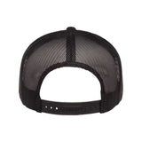 Yupoong 6006 Black. Classic Trucker Snapback