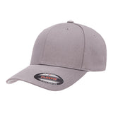 Flexfit 5001 Grey. Cotton Twill. Fitted Cap