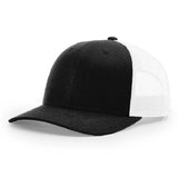 Richardson 115 Black/White Low Pro Trucker Snapback