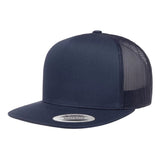 Yupoong 6006 Navy. Classic Trucker Snapback.