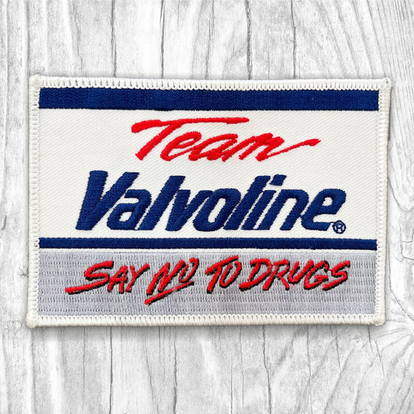 Team Valvoline - Say No To Drugs. Authentic Vintage Patch