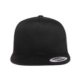 Yupoong 6006 Black. Classic Trucker Snapback