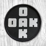 OAK + OAK - Charcoal/Black Patch