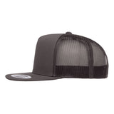 Yupoong 6006 Charcoal. Classic Trucker Snapback