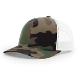 Richardson 112P Camo/White Trucker Snapback
