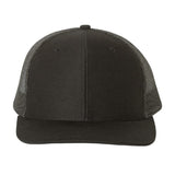 Richardson 112 Black Trucker Snapback