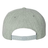 Flexfit 110. Heather Grey Premium Snapback