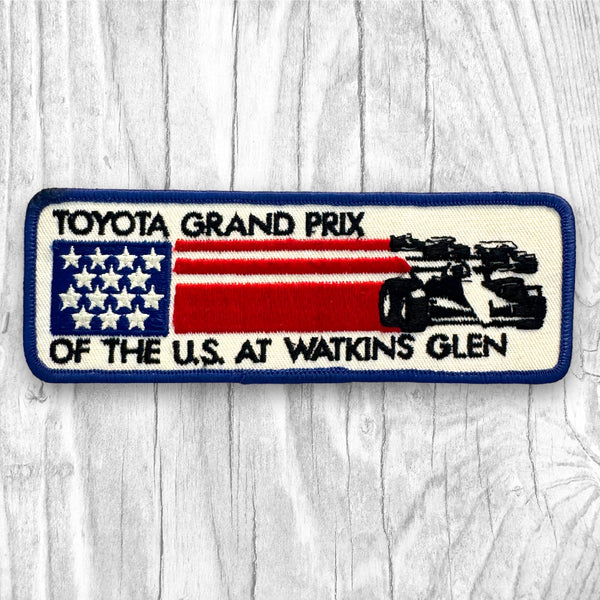 Toyota Grand Prix. Watkins Glen. Authentic Vintage Patch