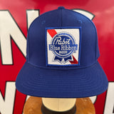Pabst Blue Ribbon Vintage Patch + Flexfit 110 Snapback