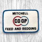 MITCHELL COOP FEED AND BEDDING. Authentic Vintage Patch