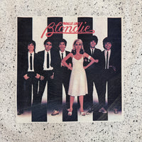 BLONDIE PARALLEL LINES. NOS Vintage Transfer + NOS Vintage T-Shirt. Mens Large