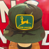 John Deere. Authentic Vintage K-Products Camo Trucker Snapback