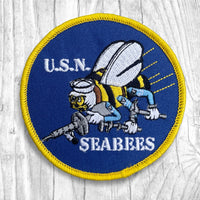 U.S.N. SEABEES. Authentic Vintage Patch