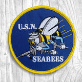 U.S.N. SEABEES. Authentic Vintage Patch