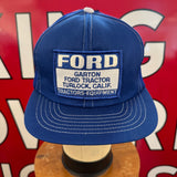 FORD TRACTORS-EQUIPMENT. GARTON FORD TRACTOR. TURLOCK, CALIF. Authentic Vintage Trucker By Swingster