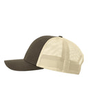 Add Richardson 115 Chocolate Chip/Birch Low Pro Trucker Snapback