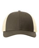 Add Richardson 115 Chocolate Chip/Birch Low Pro Trucker Snapback