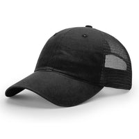 Richardson 111 Black. Weathered & Floppy Snapback