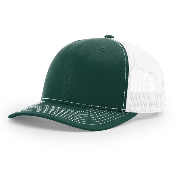 Richardson 112 Dark Green/White Trucker Snapback