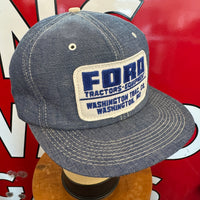 FORD TRACTORS-EQUIPMENT WASHINGTON TRAC CO. K-Products Authentic Vintage Denim Trucker.