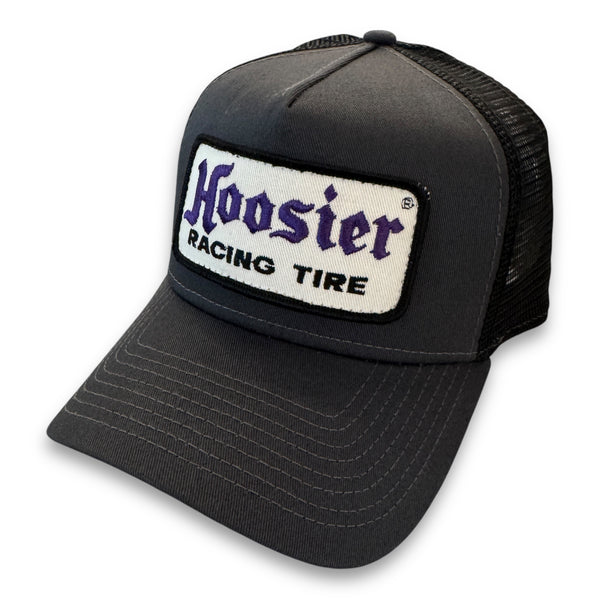 HOOSIER RACING TIRE Vintage Patch + New Era 9FORTY Gray/Black Cap