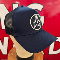 ATARI Vintage Patch + New Era 9FORTY Dark Navy Cap