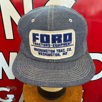 FORD TRACTORS-EQUIPMENT WASHINGTON TRAC CO. K-Products Authentic Vintage Denim Trucker.
