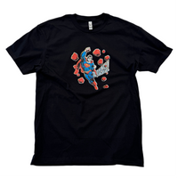 SUPERMAN. NOS Vintage Transfer American Apparel T-Shirt. Adult Large