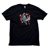 SUPERMAN. NOS Vintage Transfer American Apparel T-Shirt. Adult Large