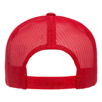 Yupoong 6006. Red/White/Red Classic Trucker Snapback