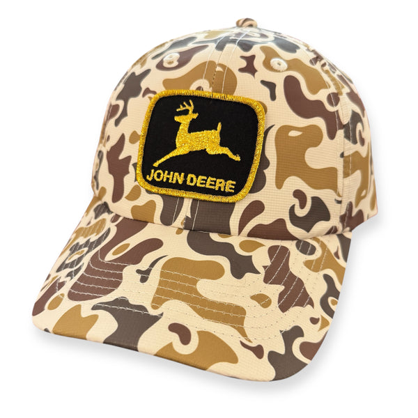 John Deere Vintage Patch + Imperial Tan Duck Camo. Alter Ego Cap