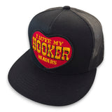 I LOVE MY HOOKER HEADERS Vintage Patch + Yupoong 6006 Snapback
