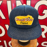Lowell Davis Farm. Authentic Vintage Trucker Denim Snapback