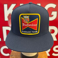 Budweiser Bobsled Team Vintage Patch + Yupoong 6006 Snapback