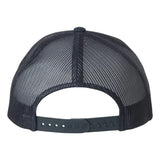 Yupoong 6606. Navy Retro Trucker Snapback