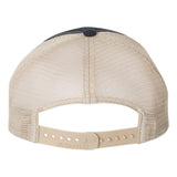 Richardson 111 Navy/Khaki. Weathered & Floppy Snapback.