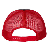 Richardson 112 Charcoal/Red Trucker Snapback