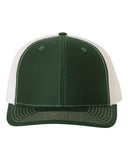 Richardson 112 Dark Green/White Trucker Snapback