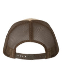 Richardson 112  Khaki/Coffee Trucker Snapback