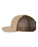 Richardson 112  Khaki/Coffee Trucker Snapback