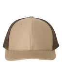 Richardson 112  Khaki/Coffee Trucker Snapback
