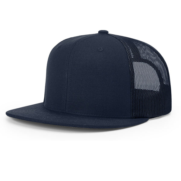 Richardson 511 Navy Classic Wool Trucker Snapback