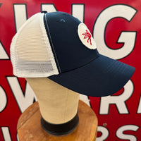 Mobil Pegasus + Imperial. Navy/White. X210SM. The Original Sport Mesh Cap