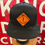 The OK State Highway 1 Orange/Black Patch  + Yupoong 6006 Snapback