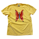 Butterfly Goddess. NOS Vintage Transfer + Butter Comfort Colors 1717. Adult Medium