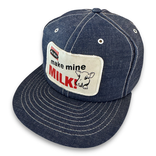 MoorMan’s - make mine MILK! By Louisville MFG. CO. Authentic Vintage Denim Snapback