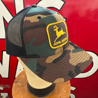 John Deere Vintage Patch + Yupoong 6606 Snapback