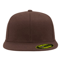 Flexfit 6210 Brown Grey. Premium Fitted. 6 Panel :: Store Only