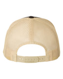 Richardson 112 Black/Vegas Gold Trucker Snapback