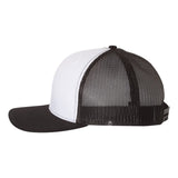 Richardson 112  White/Black Trucker Snapback